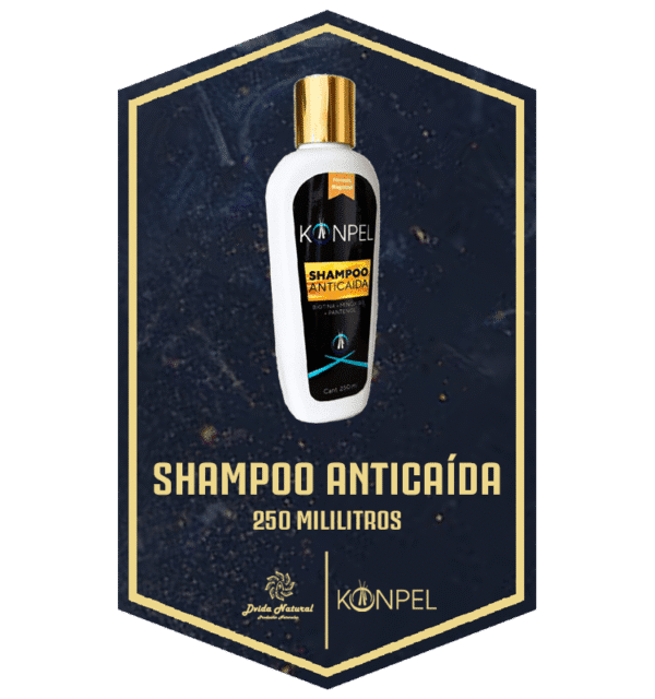 SHAMPOO ANTICAIDA, BIOTINA + MINOXIDIL + PANTENOL 250 ML | KOMPEL