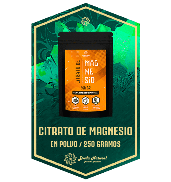 CITRATO DE MAGNESIO 250 GR | DVIDA NATURAL