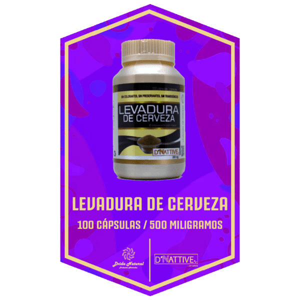 LEVADURA DE CERVEZA100 CAPS 500 MG | DNATTIVE