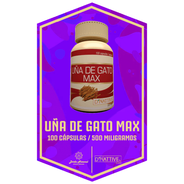 UÑA DE GATO MAX 100 CAPS 500 MG | DNATTIVE